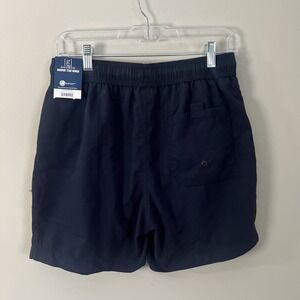 Men's Swim Trunks Nvy Blue Swimsuit Shorts George 6" Inseam Small 28-30